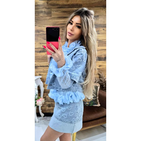 Риза sheila синя